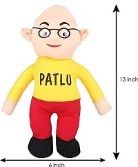 The MLS Motu Patlu Soft Toy for Kids Playing Girls  Children Playing Teddy Bear in Size 30 cm Long- Multi Color-thumb2