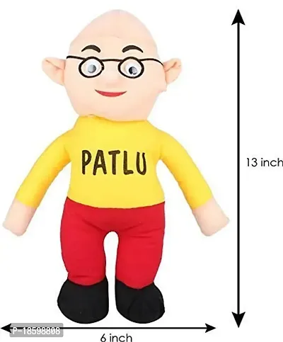 The MLS Motu Patlu Soft Toy for Kids Playing Girls  Children Playing Teddy Bear in Size 30 cm Long- Multi Color-thumb3