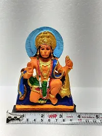 THE MLS Resin Hanuman ji Murti/Bajrangbali Murti Idol Pooja/Gift/Car Murti/Home Decor - 5 inch Tall-thumb4