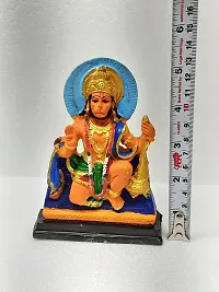 THE MLS Resin Hanuman ji Murti/Bajrangbali Murti Idol Pooja/Gift/Car Murti/Home Decor - 5 inch Tall-thumb3