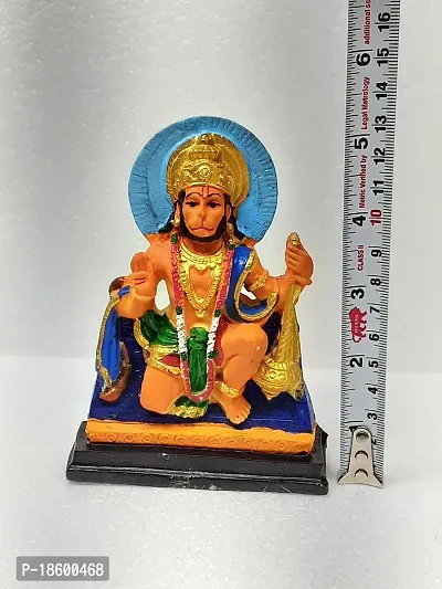 THE MLS Resin Hanuman ji Murti/Bajrangbali Murti Idol Pooja/Gift/Car Murti/Home Decor - 5 inch Tall-thumb4