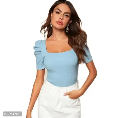 Women Casual Polyester Stylish Top