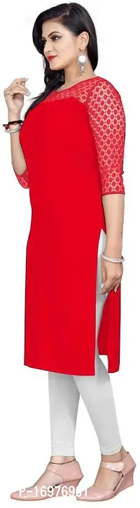 Stylish Fancy Designer Crepe Kurta For Women-thumb2