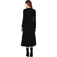 Dream Beauty Fashion Women's Hosiery High-Low Full Sleeves Casual Dress (38 Inch Front and 52 Inches Back Length)-thumb2