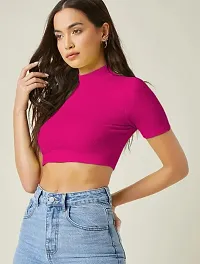 Dream Beauty Fashion Polyester Blend Crop Top (15 Inches)-thumb4