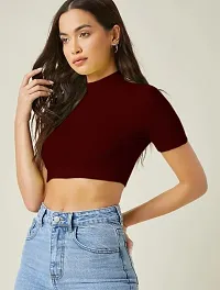 Dream Beauty Fashion Polyester Blend Crop Top (15 Inches)-thumb4