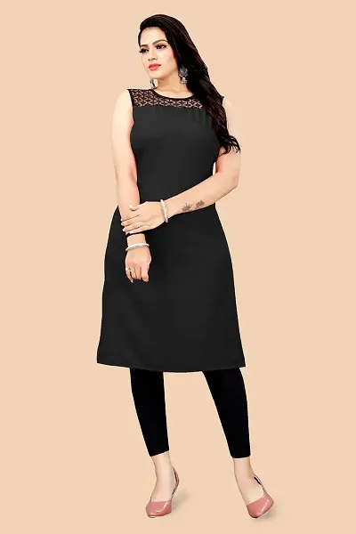 Trendy Crepe Kurti For Women