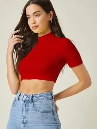 Dream Beauty Fashion Polyester Blend Crop Top (15 Inches)-thumb4