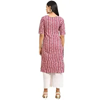 Stylish Maroon Crepe Stitched Kurta For Women-thumb3