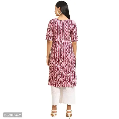 Stylish Maroon Crepe Stitched Kurta For Women-thumb4