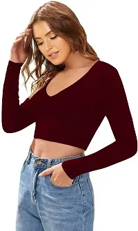 Women Casual Polyester Stylish Top-thumb1