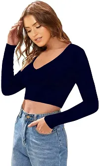 Women Casual Polyester Stylish Top-thumb1