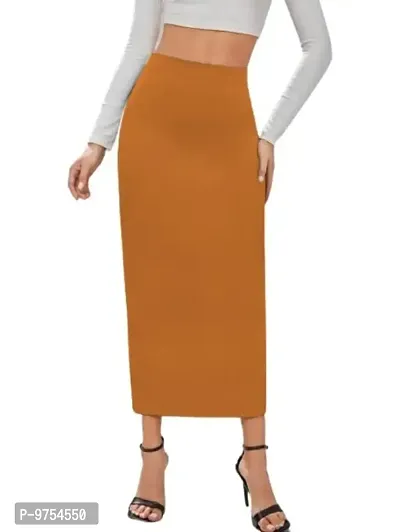 Buy Dream Beauty Fashion Casual Polyester Blend with Side Slit Skirt/ Petticoat/Shapewear (32.5 Inches) Online In India At Discounted Prices