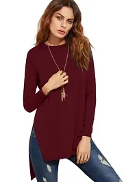 Dream Beauty Fashion Women's High Turtle Neck Long Sleeves Jumper Long Top (Echo)-thumb3