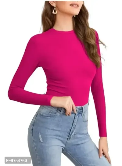 Dream Beauty Fashion Women's Full Sleeve Top Round Neck Casual Tshirt (Empire4-23 Inches)-thumb3