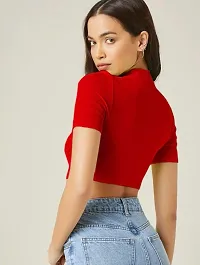 Dream Beauty Fashion Polyester Blend Crop Top (15 Inches)-thumb1