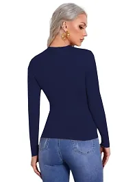 Dream Beauty Fashion Women's Full Sleeve Top Round Neck Casual Tshirt (Empire3-23 Inches)-thumb1