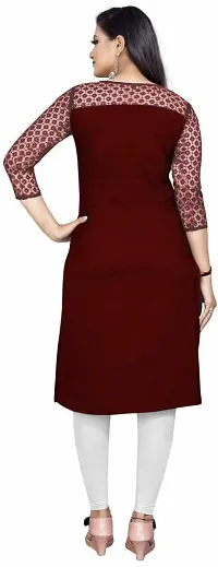 Stylish Fancy Designer Crepe Kurta For Women-thumb2