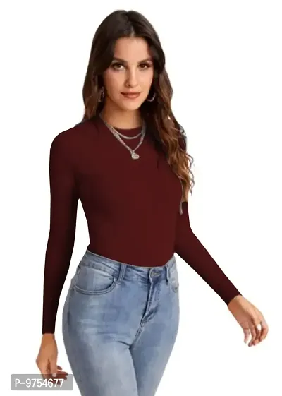 Dream Beauty Fashion Women's Full Sleeve Top Round Neck Casual Tshirt (Empire5-23 Inches)-thumb4