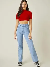 Dream Beauty Fashion Polyester Blend Crop Top (15 Inches)-thumb2