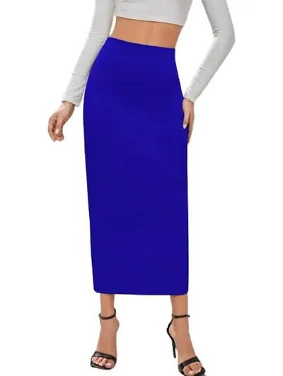 Elegant Solid Skirts For Women And Girls