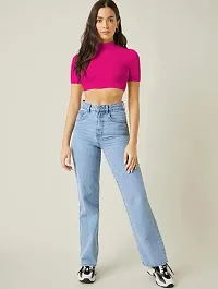 Dream Beauty Fashion Polyester Blend Crop Top (15 Inches)-thumb2