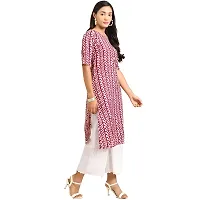 Stylish Maroon Crepe Stitched Kurta For Women-thumb2