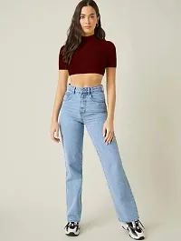 Dream Beauty Fashion Polyester Blend Crop Top (15 Inches)-thumb2