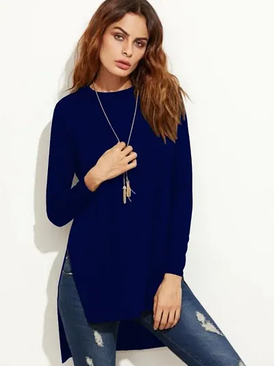 Casual Bot Neck Regular Length Sleeves Stylish Top (23Inches) (Echo)