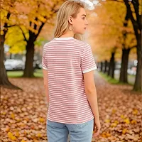 Stylish Full Sleeve Regular Fit Tshirt For Ladies-thumb3