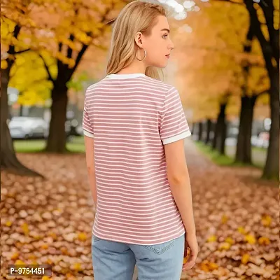 Stylish Full Sleeve Regular Fit Tshirt For Ladies-thumb4