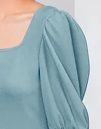 Stylish Polyester Solid Top for Women-thumb2