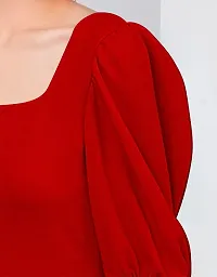 Stylish Polyester Solid Top for Women-thumb4