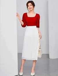 Stylish Polyester Solid Top for Women-thumb1