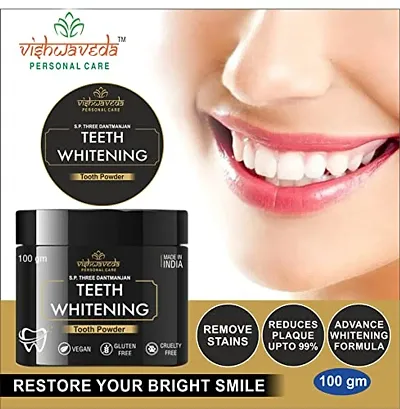Teeth Whitening Powder - Enamel Safe Teeth Whitener - Suitable for Sensitive teeth - 100g