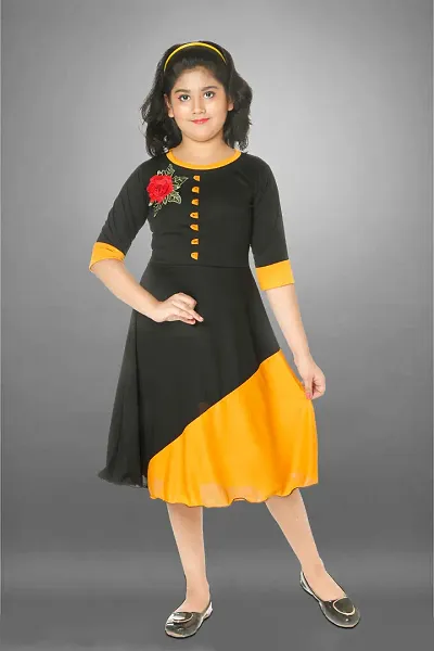 Classic Blend Dress for Kids Girls