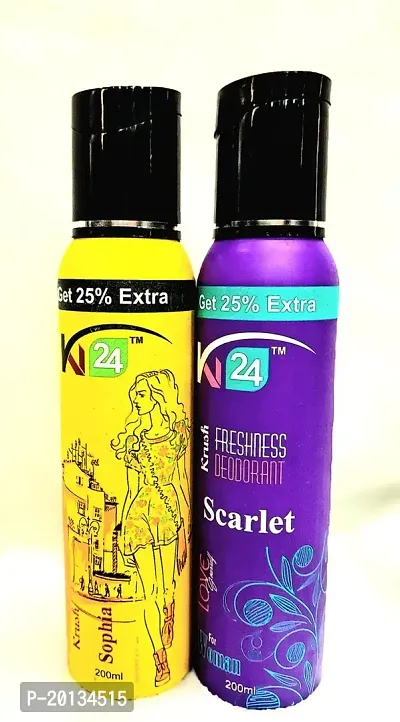 Combo Of 2 Woman Deodorant ( Scarlet  Sophia)