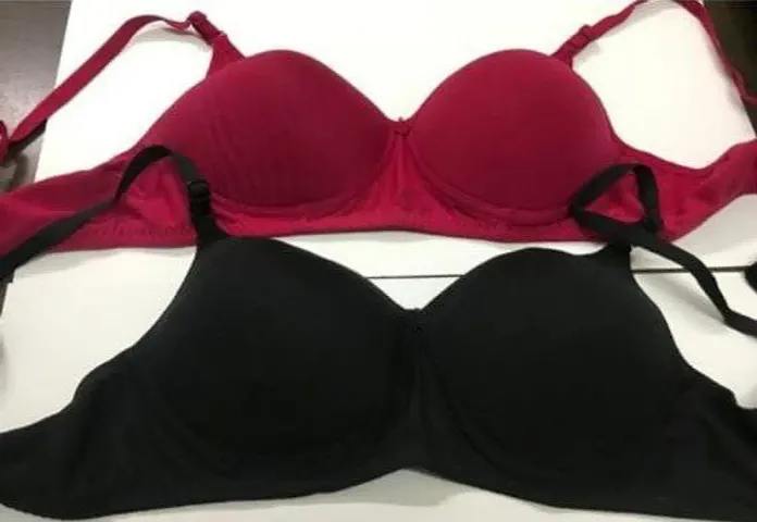 Pack of 2 Women Full Coverage Heavily Padded Bra