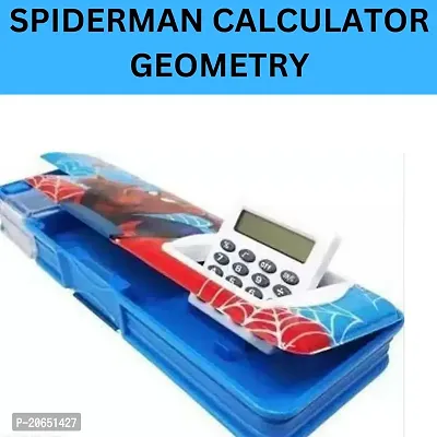 new spiderman calculator geometry with blue color finish