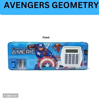 NEW AVENGER PRINTED CALCULATOR GEOMETRY WITH TRENDY PRINT FOR KIDS-thumb0
