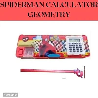 NEW SPIDERMAN CALCULATOR GEOMETRY WITH SPIDERMAN PEN-thumb0