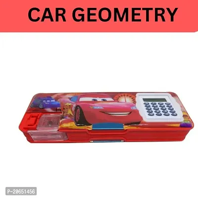 NEW CAR GEOMETRY WITH RED COLOR FOR KIDS