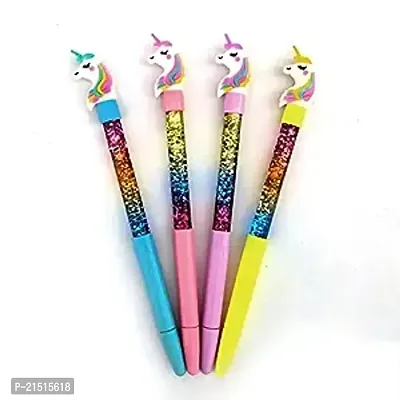 NEW BEAUTIFUL PACK OF 4 WATER UNICORN PENS GRAB THE OFFER NOW-thumb0