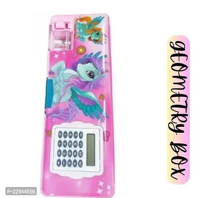 NEW UNICORN THEME CALCULATOR GEOMETRY IN PINK FOE KIDS KIDS GEOMETRY