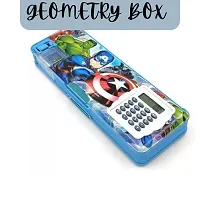 NEW AVENGERS CALCULATOR PENCIL BOX WITH BEAUTIFUL FISH PEN AND BEAUTIFUL PENS AND HIGHLIGHTER-thumb3