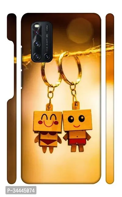 STARSTOKS Premium  Couple Key Chain  Printed Mobile Back Cover for Vivo V19  Beautiful Designer Case Cover for Your Smartphone-thumb0