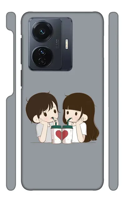 STARSTOKS Premium  Couple Romantic Love  Printed Mobile Back Cover for Vivo T1 Pro  Beautiful Designer Case Cover for Your Smartphone