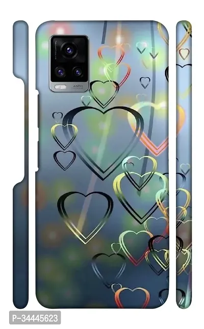 STARSTOKS Premium  Decorative Heart  Printed Mobile Back Cover for Vivo V20  Beautiful Designer Case Cover for Your Smartphone