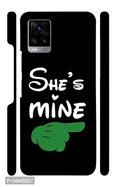 STARSTOKS Premium  She is Mine  Printed Mobile Back Cover for Vivo V20  Beautiful Designer Case Cover for Your Smartphone