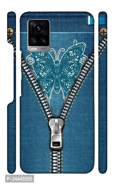 STARSTOKS Premium  Denim geans texture  Printed Mobile Back Cover for Vivo V20  Beautiful Designer Case Cover for Your Smartphone